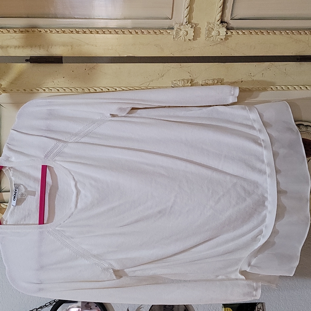 White sweater DKNYC